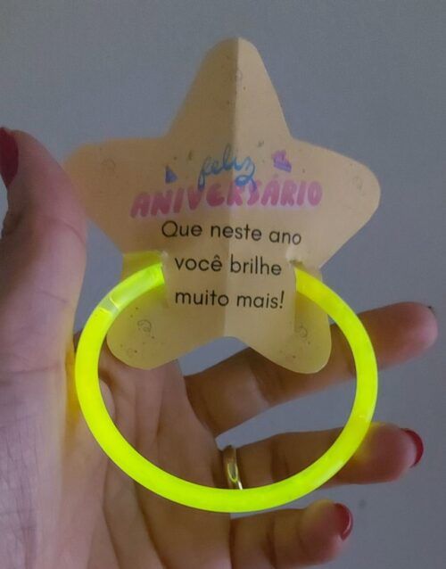 Tag Estrela lembrancinha aniversariante