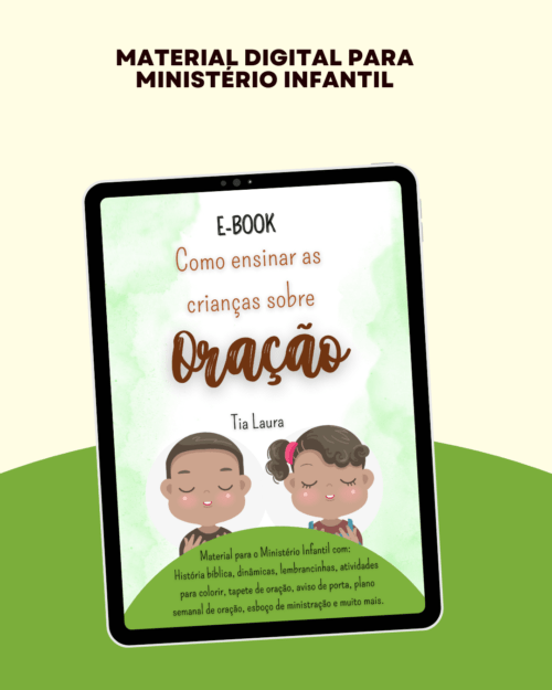 E-BOOK Como ensinar as crianças sobre Oração