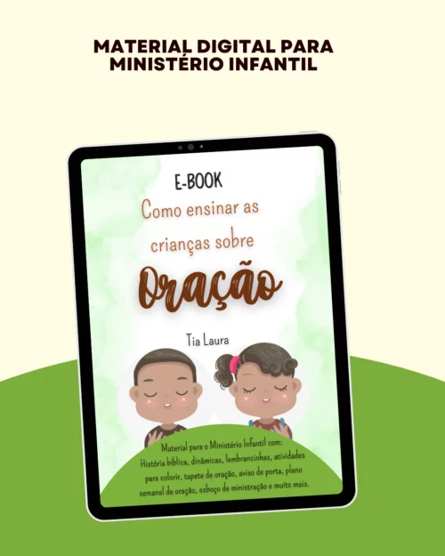 E-BOOK Como ensinar as crianças sobre Oração