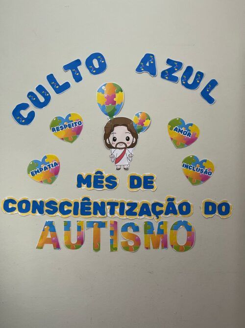 Painel Autismo- Culto Azul