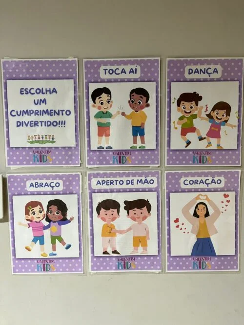 Plaquinhas de cumprimentos