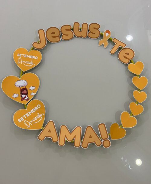 Moldura para Bambolê- Setembro Amarelo