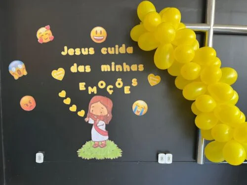 Painel Jesus cuida das minhas emoções