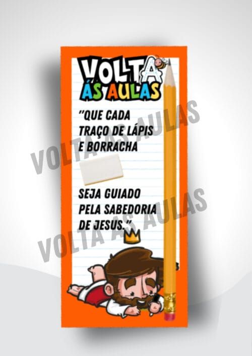 Lembrancinha de volta às aulas com Jesus- 10 modelos