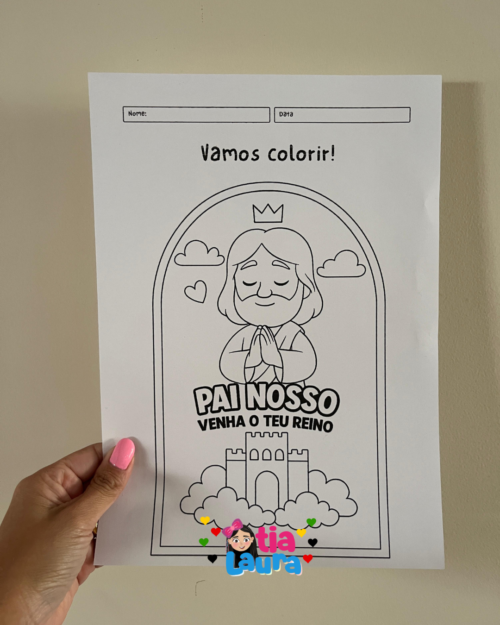 E-book- Ensinando as crianças a Oração do Pai Nosso - Image 4