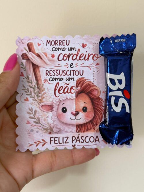 Lembrancinha de Páscoa – O Cordeiro e o leão