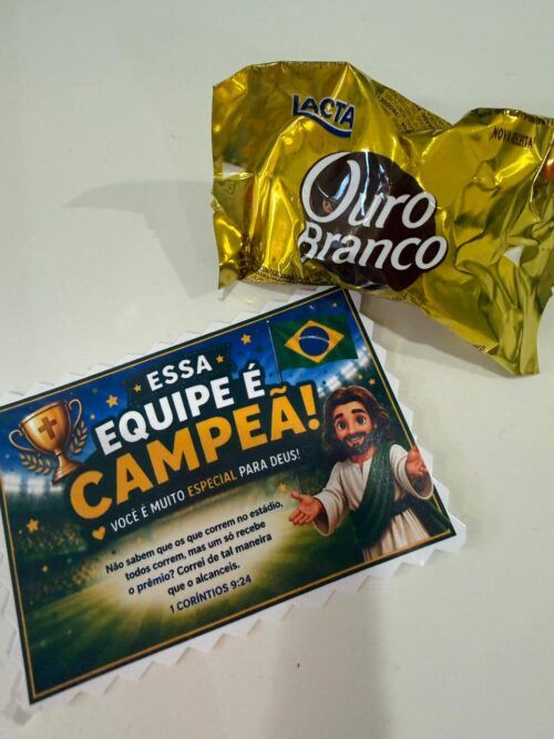 Cartão Equipe Campeã + Dinâmica